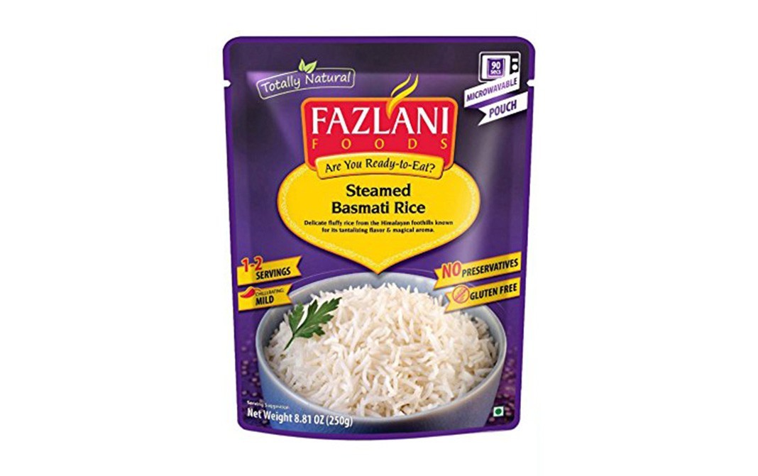 Fazlani Foods Steamed Basmati Rice    Pouch  250 grams